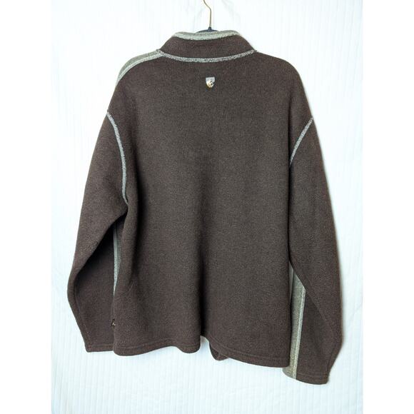 Kuhl Alpace Fleece Brown Mens Sweater XL - Picture 2 of 8